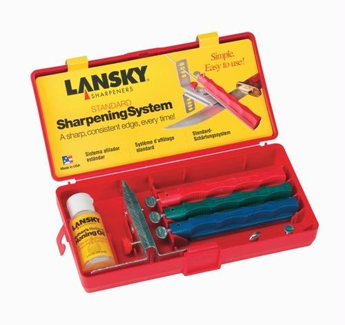 Lansky Standard Knife Sharpening System, Coarse/Medium/Fine Hone